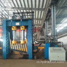 Besi Baja Lembaran Logam Hub Gantry Shear Machine